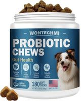 WONTECHMI - WONTECHMI Probiotics for Dogs Steak 180 Masticables - The Red Vitamin MX - Probióticos Para Perros - {{ shop.shopifyCountryName }}