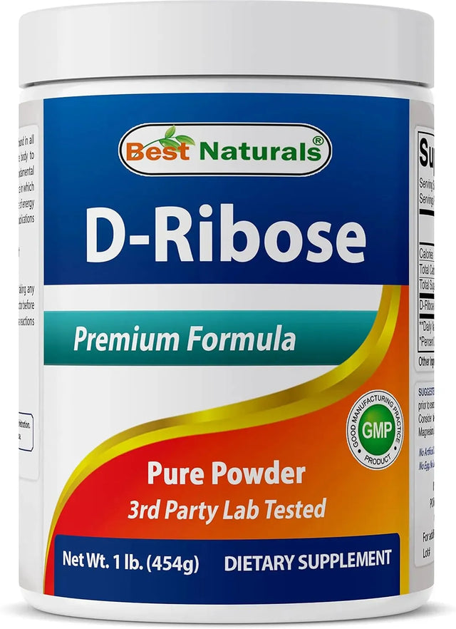 BEST NATURALS - Best Naturals D-Ribose Powder 454Gr. - The Red Vitamin MX - Suplementos Alimenticios - {{ shop.shopifyCountryName }}