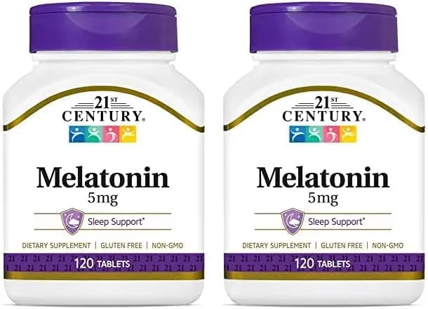 21ST CENTURY - 21st Century Melatonin 5Mg. 120 Tabletas 2 Pack - The Red Vitamin MX - Suplementos Alimenticios - {{ shop.shopifyCountryName }}