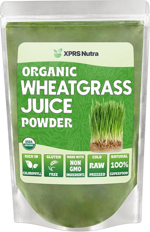 XPRS NUTRA - XPRS Nutra Organic Wheatgrass Juice Powder 8 Oz. - The Red Vitamin MX - Suplementos Alimenticios - {{ shop.shopifyCountryName }}