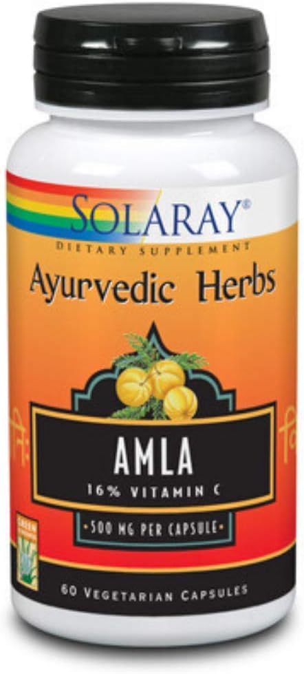 Solaray Guaranteed Potency Amla Fruit Extract 500Mg. 60 Capsulas