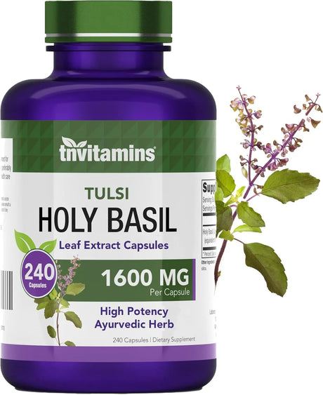 TNTVITAMINS - tnvitamins Holy Basil 1,600Mg. 240 Capsulas - The Red Vitamin MX - Suplementos Alimenticios - {{ shop.shopifyCountryName }}