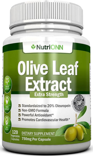 NUTRIONN - NutriONN Olive Leaf Extract 750Mg. 120 Capsulas - The Red Vitamin MX - Suplementos Alimenticios - {{ shop.shopifyCountryName }}