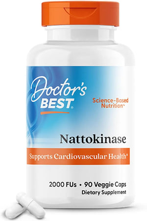 DOCTOR'S BEST - Doctors Best Nattokinase 2000 FUs 90 Capsulas - The Red Vitamin MX - Suplementos Alimenticios - {{ shop.shopifyCountryName }}