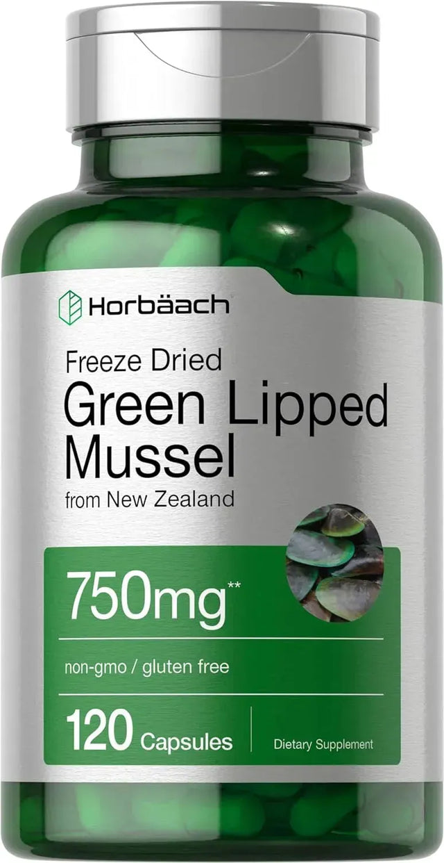 HORBAACH - Horbaach Green Lipped Mussel 750Mg. 120 Capsulas - The Red Vitamin MX - Suplementos Alimenticios - {{ shop.shopifyCountryName }}