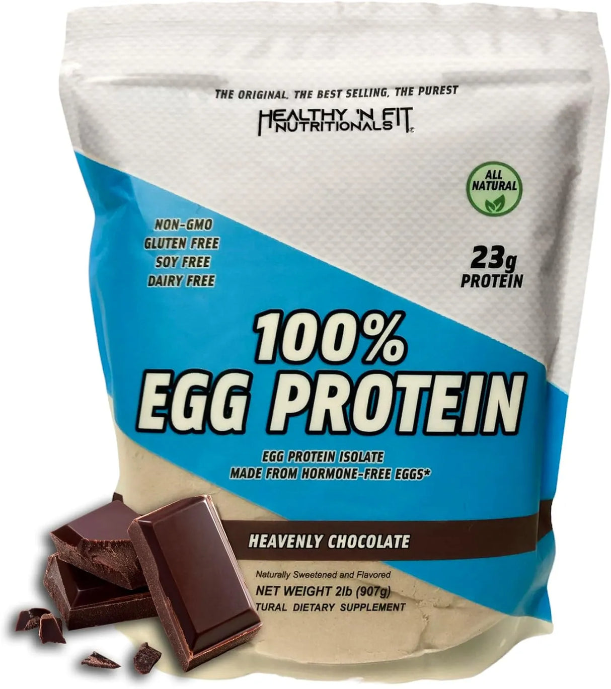 HEALTHY N FIT - Healthy 'N Fit 100% Egg Protein Chocolate 908Gr. - The Red Vitamin MX - Suplementos Alimenticios - {{ shop.shopifyCountryName }}