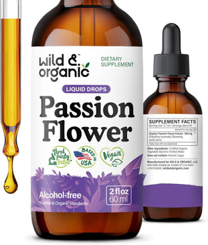 Wild & Organic Passionflower Tincture 2 Fl.Oz.