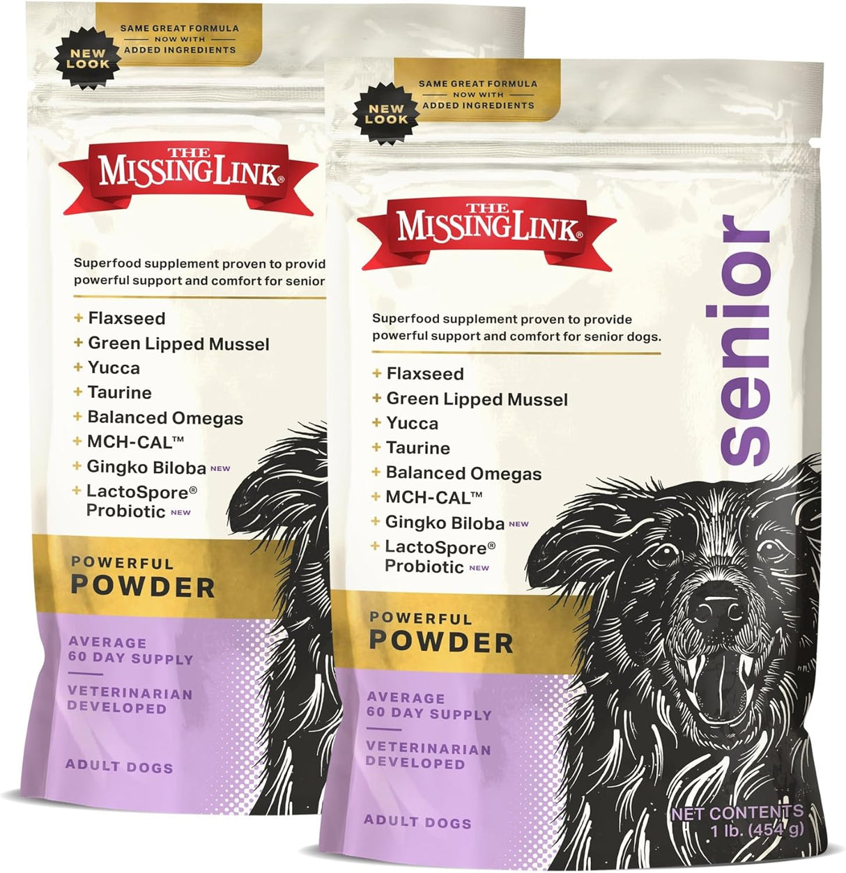 The Missing Link Senior Dog Supplement 454Gr. 2 Pack