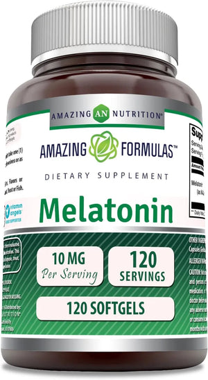 AMAZING FORMULAS - Amazing Formulas Melatonin 10Mg. 120 Capsulas Blandas - The Red Vitamin MX - Suplementos Alimenticios - {{ shop.shopifyCountryName }}