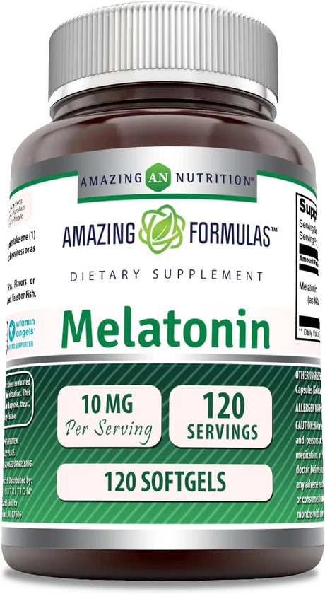 AMAZING FORMULAS - Amazing Formulas Melatonin 10Mg. 120 Capsulas Blandas - The Red Vitamin MX - Suplementos Alimenticios - {{ shop.shopifyCountryName }}