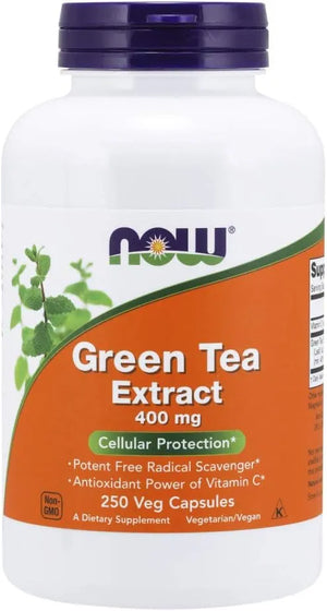 NOW SUPPLEMENTS - NOW Supplements Green Tea Extract 400Mg. 250 Capsulas - The Red Vitamin MX - Suplementos Alimenticios - {{ shop.shopifyCountryName }}