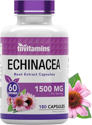 TNTVITAMINS - tnvitamins Echinacea 1500Mg. 180 Capsulas - The Red Vitamin MX - Suplementos Alimenticios - {{ shop.shopifyCountryName }}