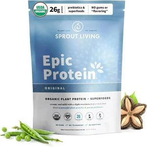 SPROUT LIVING - Sprout Living Epic Protein Plant Based Protein & Superfoods Powder Unflavored 456Gr. - The Red Vitamin MX - Suplementos Alimenticios - {{ shop.shopifyCountryName }}