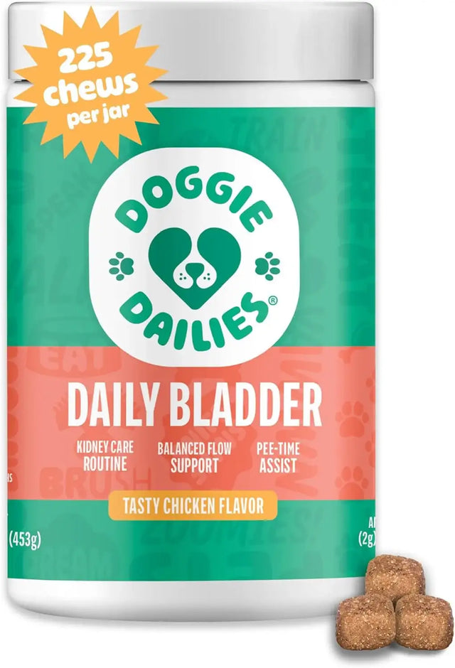 DOGGIE DAILIES - Doggie Dailies Cranberry Supplement for Dogs Chicken Flavored 225 Masticables - The Red Vitamin MX - Salud De Tracto Urinario Para Perros - {{ shop.shopifyCountryName }}
