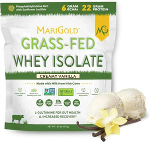 MARIGOLD - MariGold Grass-fed Whey Protein Isolate Powder Creamy Vanilla 454Gr. - The Red Vitamin MX - Suplementos Alimenticios - {{ shop.shopifyCountryName }}