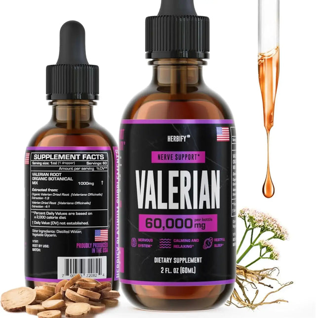 HERBIFY - HERBIFY Valerian Root Supplement 2 Fl.Oz. - The Red Vitamin MX - Suplementos Alimenticios - {{ shop.shopifyCountryName }}