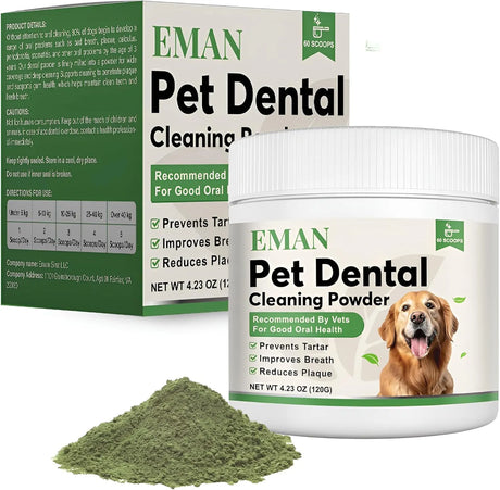 EMAN - EMAN Dog Teeth Cleaning Powder 120Gr. - The Red Vitamin MX - Cuidado Dental Para Perros - {{ shop.shopifyCountryName }}