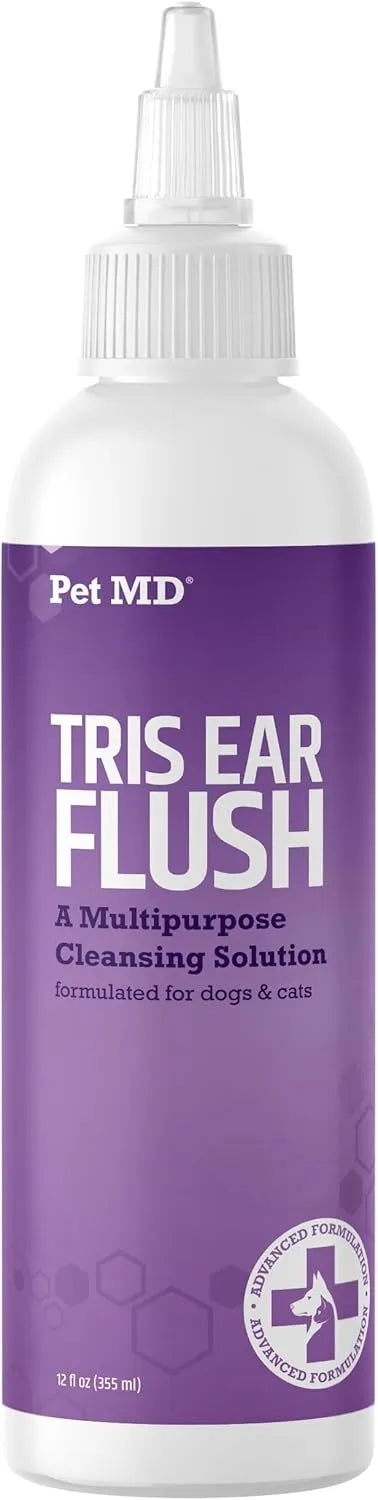 PET MD - Pet MD Veterinary Tris Flush Cat & Dog Ear Cleaner 12 Fl.Oz. - The Red Vitamin MX - Cuidado Del Oído De Perros - {{ shop.shopifyCountryName }}