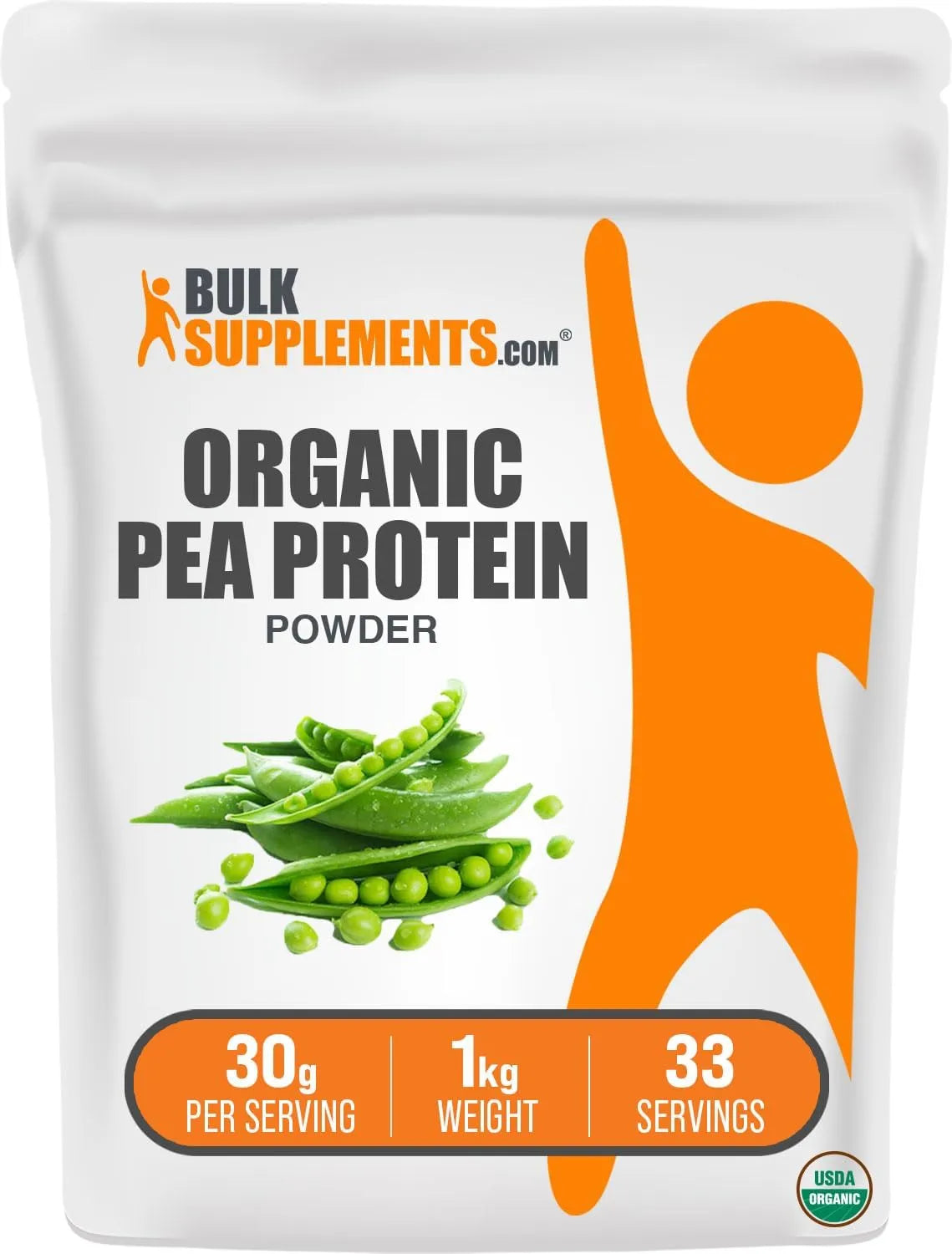 BULK SUPPLEMENTS - Bulk Supplements Organic Pea Protein Powder 1 Kg. - The Red Vitamin MX - Suplementos Alimenticios - {{ shop.shopifyCountryName }}