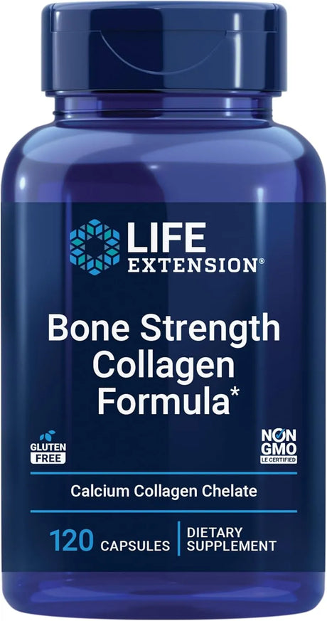 LIFE EXTENSION - Life Extension Bone Strength Collagen Formula 120 Capsulas - The Red Vitamin MX - Suplementos Alimenticios - {{ shop.shopifyCountryName }}