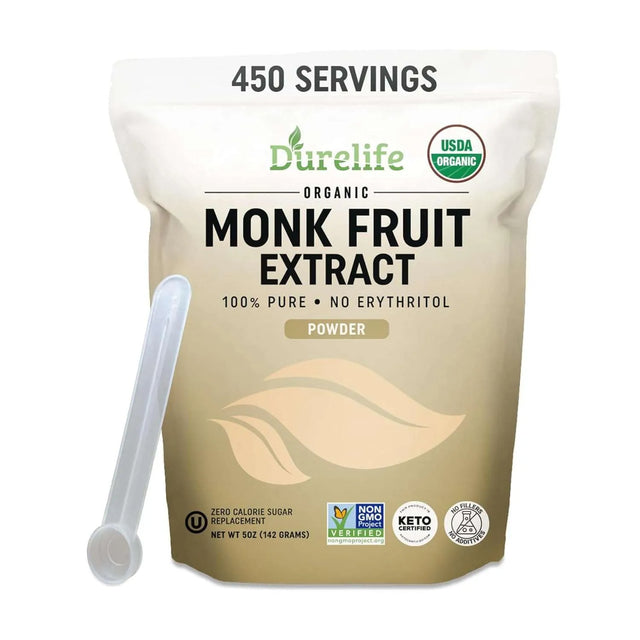 DURELIFE - Durelife Organic 100% Pure Monk Fruit Extract 142Gr. - The Red Vitamin MX - Suplementos Alimenticios - {{ shop.shopifyCountryName }}