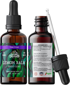 FLORIDA HERBS - Florida Herbs Lemon Balm Tincture 2 Fl.Oz. - The Red Vitamin MX - Suplementos Alimenticios - {{ shop.shopifyCountryName }}