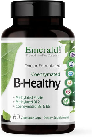 EMERALD LABS - EMERALD LABS B-Healthy Vegan Vitamin B Complex 60 Capsulas - The Red Vitamin MX - Suplementos Alimenticios - {{ shop.shopifyCountryName }}