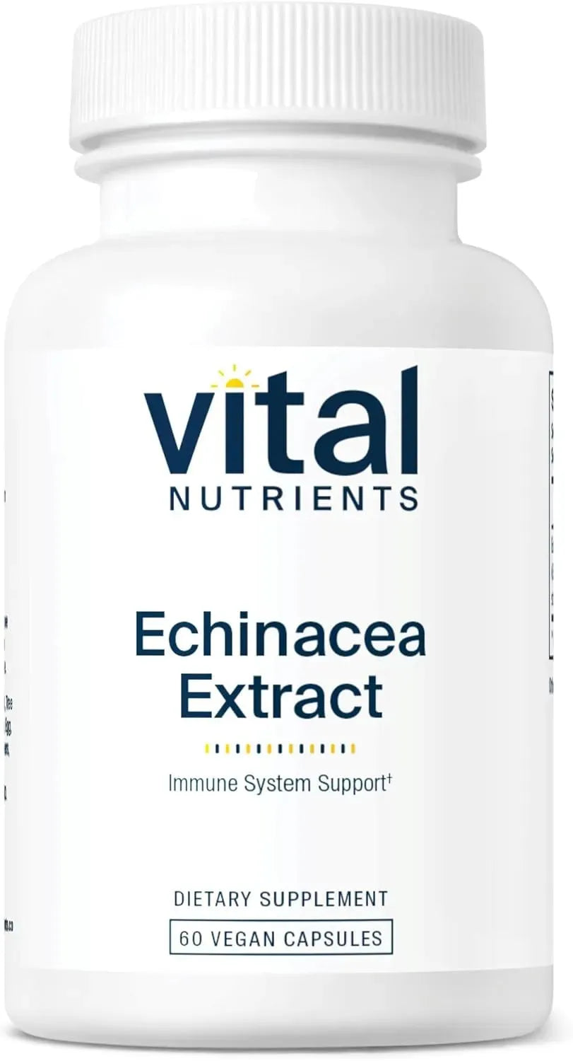 VITAL NUTRIENTS - Vital Nutrients Echinacea Extract 1000Mg. 60 Capsulas - The Red Vitamin MX - Suplementos Alimenticios - {{ shop.shopifyCountryName }}