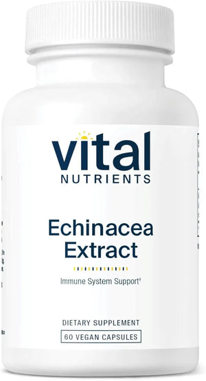 VITAL NUTRIENTS - Vital Nutrients Echinacea Extract 1000Mg. 60 Capsulas - The Red Vitamin MX - Suplementos Alimenticios - {{ shop.shopifyCountryName }}
