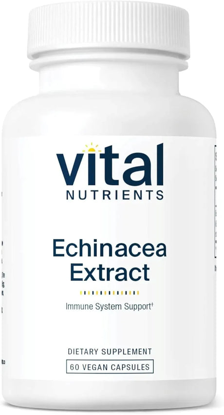 VITAL NUTRIENTS - Vital Nutrients Echinacea Extract 1000Mg. 60 Capsulas - The Red Vitamin MX - Suplementos Alimenticios - {{ shop.shopifyCountryName }}
