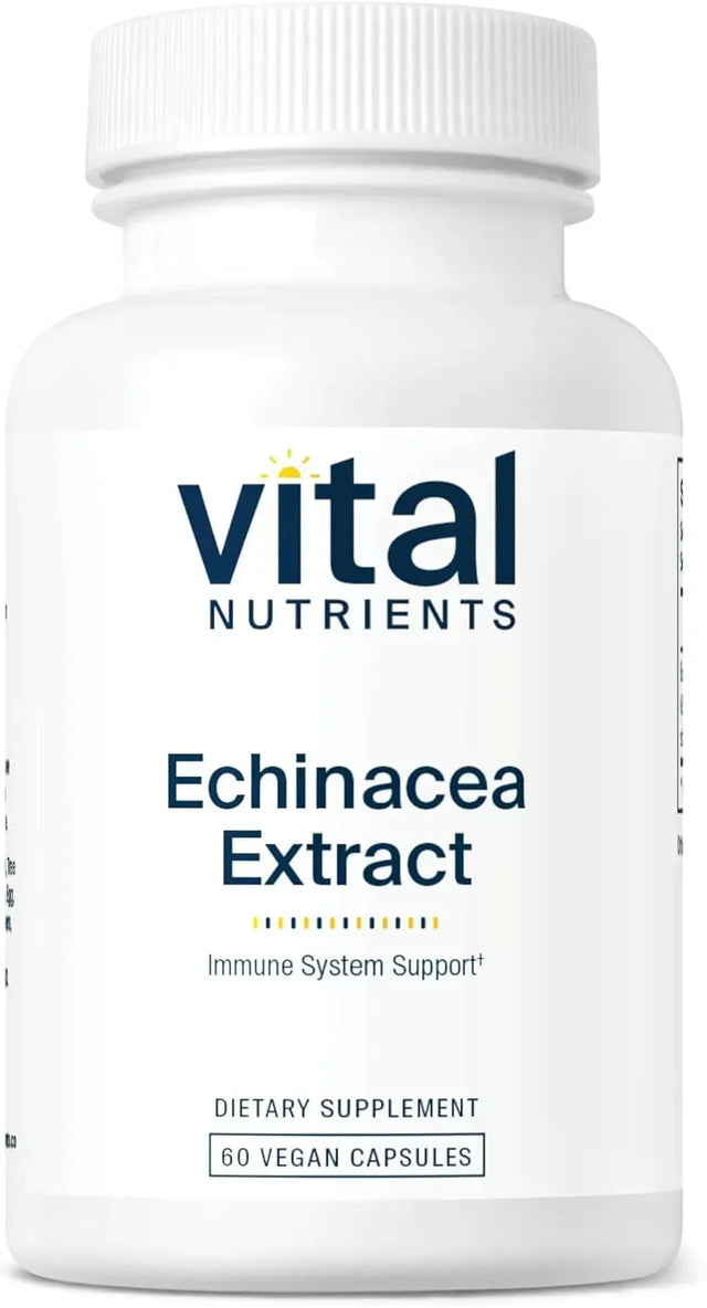 VITAL NUTRIENTS - Vital Nutrients Echinacea Extract 1000Mg. 60 Capsulas - The Red Vitamin MX - Suplementos Alimenticios - {{ shop.shopifyCountryName }}