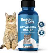 BestLife4Pets Cat Allergy Relief & Immune Support 400 Tabletas