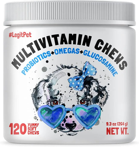 LEGIPET - LEGITPET Dog Vitamins 120 Masticables - The Red Vitamin MX - Multivitamínicos Para Perros - {{ shop.shopifyCountryName }}