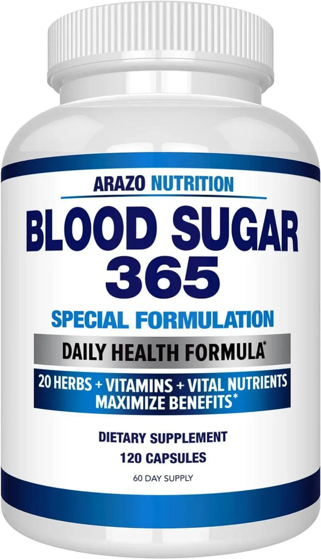 ARAZO NUTRITION - Arazo Nutrition Blood Sugar 365 120 Capsulas - The Red Vitamin MX - Suplementos Alimenticios - {{ shop.shopifyCountryName }}