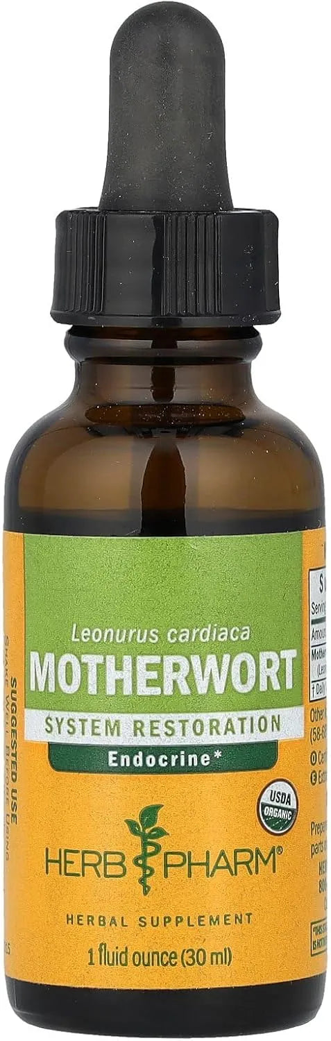 HERB PHARM - Herb Pharm Certified Organic Motherwort Liquid Extract 30Ml. - The Red Vitamin MX - Suplementos Alimenticios - {{ shop.shopifyCountryName }}