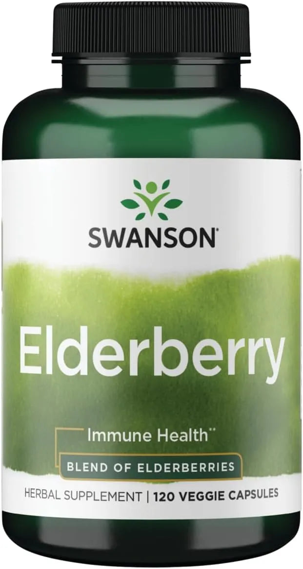 SWANSON - Swanson Elderberry 575Mg. 120 Capsulas - The Red Vitamin MX - Suplementos Alimenticios - {{ shop.shopifyCountryName }}