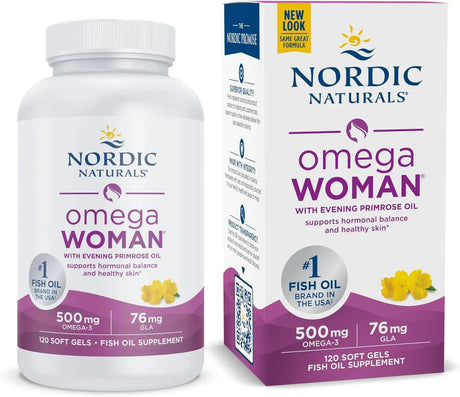 NORDIC NATURALS - Nordic Naturals Omega Woman 500Mg. 120 Capsulas Blandas - The Red Vitamin MX - Suplementos Alimenticios - {{ shop.shopifyCountryName }}