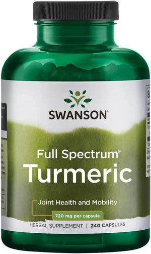 SWANSON - Swanson Turmeric Antioxidant 720Mg. 240 Capsulas - The Red Vitamin MX - Suplementos Alimenticios - {{ shop.shopifyCountryName }}