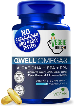 THE VEGGIE DOCTOR - The Veggie Doctor Vegan Omega 3 60 Capsulas Blandas - The Red Vitamin MX - Suplementos Alimenticios - {{ shop.shopifyCountryName }}