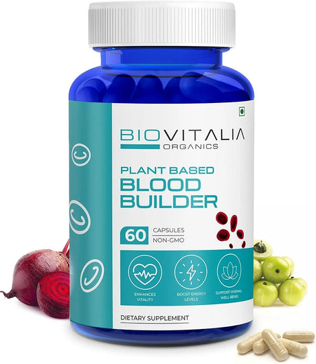 BIOVITALIA - BIOVITALIA Plant Based Blood Builder 60 Capsulas - The Red Vitamin MX - Suplementos Alimenticios - {{ shop.shopifyCountryName }}