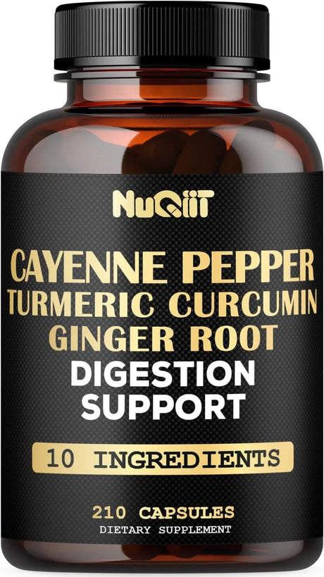 NUQIIT - NUQIIT Extract 10:1 Cayenne Pepper 210 Capsulas - The Red Vitamin MX - Suplementos Alimenticios - {{ shop.shopifyCountryName }}