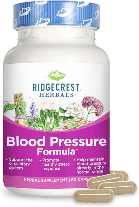 RIDGECREST HERBALS - RidgeCrest Herbals Blood Pressure Herbal Formula 60 Capsulas - The Red Vitamin MX - Suplementos Alimenticios - {{ shop.shopifyCountryName }}