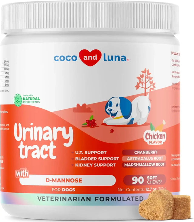 COCO AND LUNA - Coco and Luna Cranberry for Dogs Urinary Tract Support 90 Masticables - The Red Vitamin MX - Salud De Tracto Urinario Para Perros - {{ shop.shopifyCountryName }}