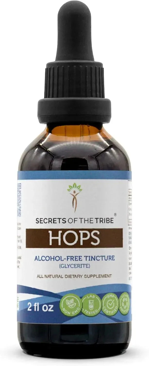 SECRETS OF THE TRIBE - Secrets of the Tribe Hops Tincture Alcohol-Free Liquid Extract 2 Fl.Oz. - The Red Vitamin MX - Suplementos Alimenticios - {{ shop.shopifyCountryName }}