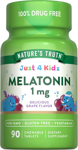 NATURE'S TRUTH - Nature's Truth Kids Melatonin 1Mg. 90 Tabletas Masticables - The Red Vitamin MX - Suplementos Alimenticios - {{ shop.shopifyCountryName }}