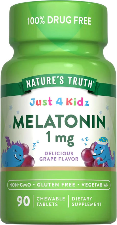 NATURE'S TRUTH - Nature's Truth Kids Melatonin 1Mg. 90 Tabletas Masticables - The Red Vitamin MX - Suplementos Alimenticios - {{ shop.shopifyCountryName }}