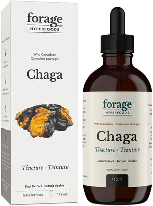 FORAGE HYPERFOODS - Forage Hyperfoods- Original Canadian Wild Chaga Superfood Liquid 118Ml. - The Red Vitamin MX - Suplementos Alimenticios - {{ shop.shopifyCountryName }}