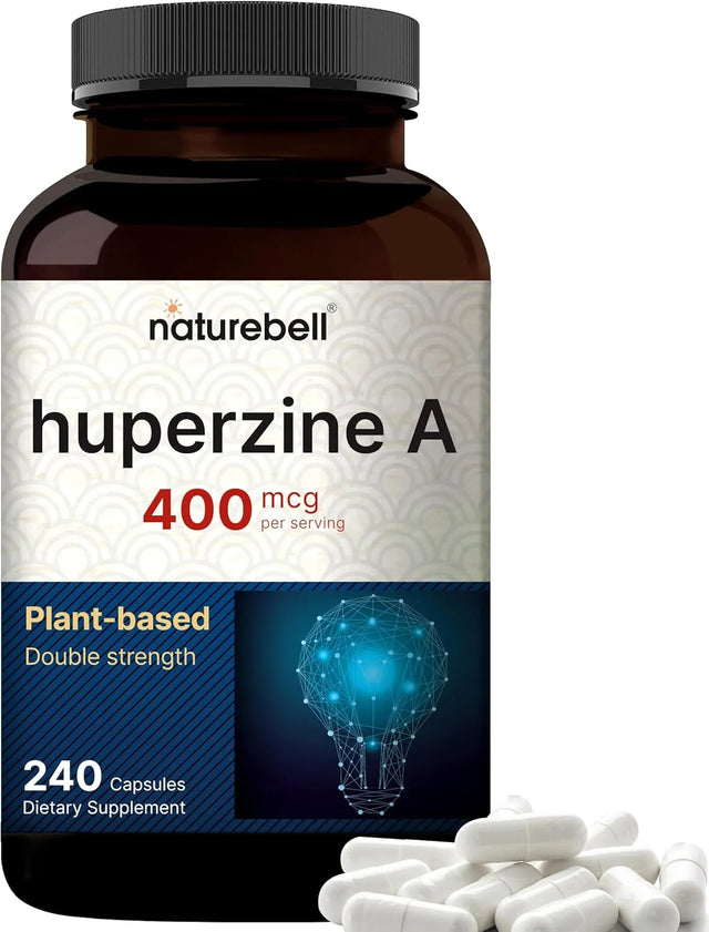 NATUREBELL - NatureBell Huperzine A 400mcg 240 Capsulas - The Red Vitamin MX - Suplementos Alimenticios - {{ shop.shopifyCountryName }}