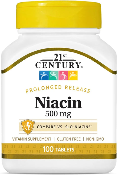 21ST CENTURY - 21st Century Niacin 500Mg. 100 Tabletas - The Red Vitamin MX - Suplementos Alimenticios - {{ shop.shopifyCountryName }}