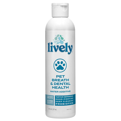 LIVELY - Lively Pet Breath & Dental Health Water Additive 237Ml. - The Red Vitamin MX - Cuidado Dental Para Perros - {{ shop.shopifyCountryName }}